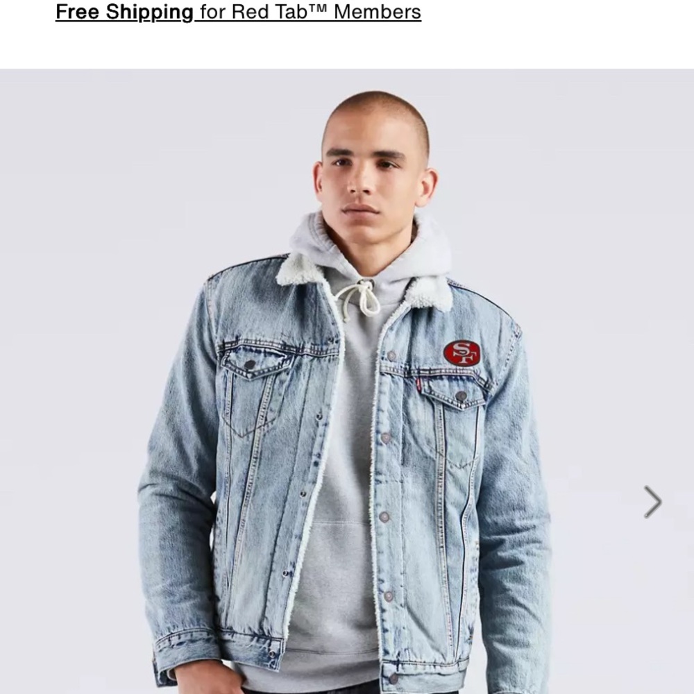 Levi's Blue Lightweight Shirt Jacket Classic Style